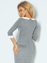 numoco Kleid mit Kragen - grau Numoco