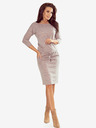 numoco Sportliches Kleid aus Sweatstoff - schmutziges Rosa Numoco
