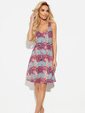 numoco Kleid mit Trapezausschnitt - rosa und blaue Mandalas Numoco