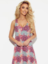 numoco Kleid mit Trapezausschnitt - rosa und blaue Mandalas Numoco