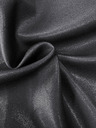 numoco Schwarzes Damen Kleid mit verlängertem Ausschnitt Numoco