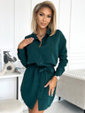 numoco Hemdkleid mit Knöpfen - grün Numoco