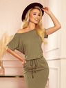 numoco Kurzärmeliges Sportkleid - Olive Numoco
