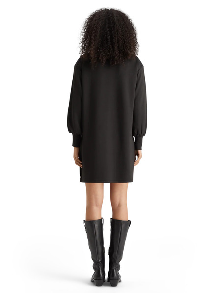 Scotch & Soda Schwarzes Damen Sweatshirt Kleid Scotch & Soda