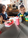 Mepal Pinke Snackbox für Kinder Mepal Campus Pink