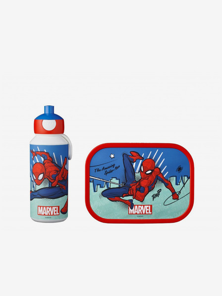 Mepal Blaues und rotes Snack-Set für Kinder Mepal Campus Spiderman