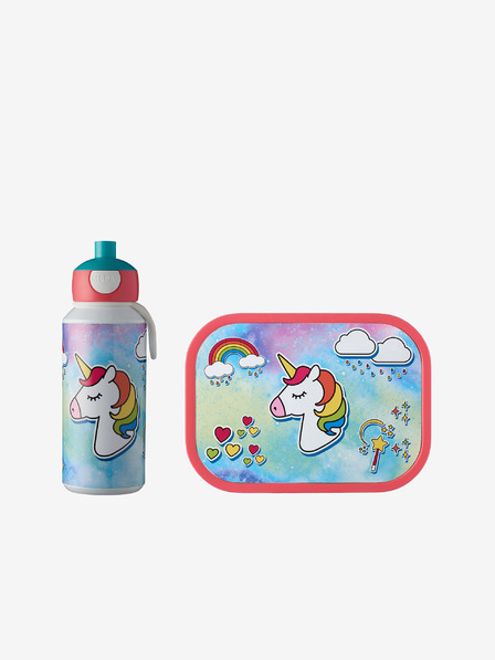 Mepal Mepal Campus Einhorn Hellblaues Snack-Set für Kinder