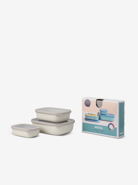 Mepal 3er-Set Schüsseln in Grau Mepal Cirqula (500 +1000 +2000 ml)