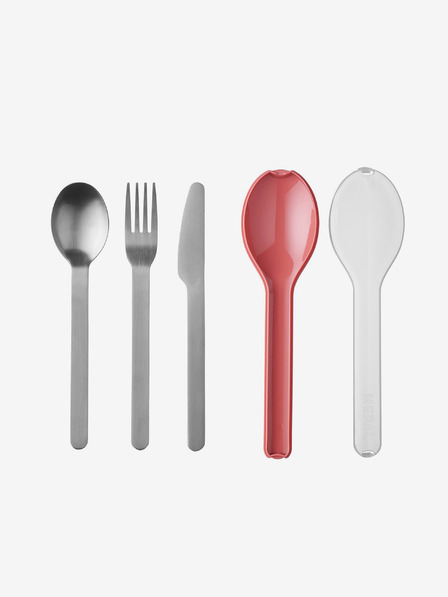 Mepal Mepal Ellipse Edelstahl-Reisebesteck-Set in grau