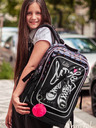 BAAGL  Schwarzer Cubic Schulrucksack Sneakers Baagl