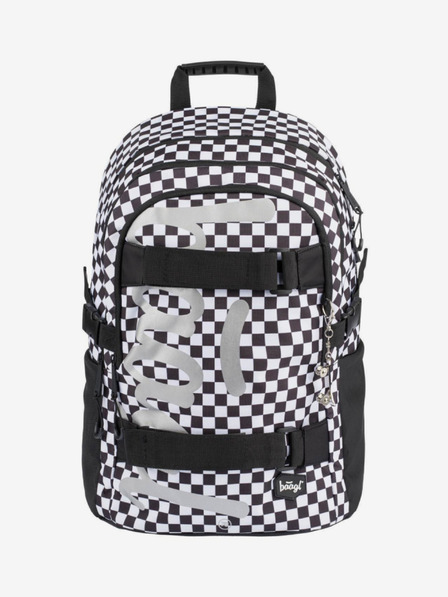 BAAGL  Schwarzer Schulrucksack Skate Ska Baagl