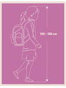 BAAGL  Lila Schulrucksack Airy Haustiere Baagl