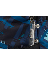 BAAGL  Blauer Schulrucksack Skate Structures Baagl