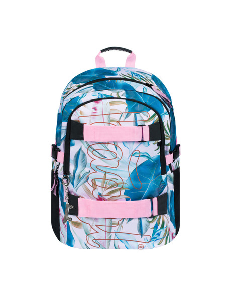 BAAGL  Lila Schulrucksack Skate Leafs Baagl
