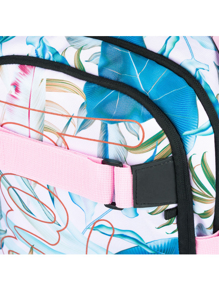 BAAGL  Lila Schulrucksack Skate Leafs Baagl