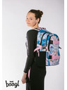 BAAGL  Lila Schulrucksack Skate Leafs Baagl