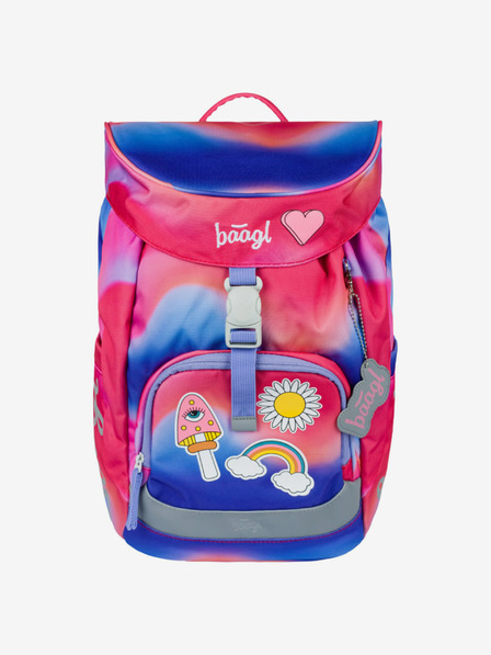 BAAGL  Roter Schulrucksack Airy Hippie Baagl