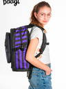 BAAGL  Schwarzes 3 SET Cubic Wednesday: Rucksack, Mäppchen und Tasche Baagl