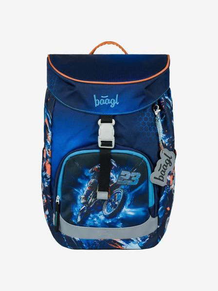 BAAGL  Blauer Schulrucksack Airy Motorrad Baagl