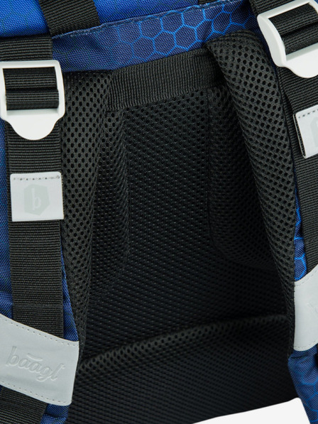 BAAGL  Blauer Schulrucksack Airy Motorrad Baagl
