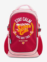 BAAGL  Supergirl Schulrucksack mit Poncho - STAY CALM