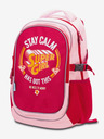 BAAGL  Supergirl Schulrucksack mit Poncho - STAY CALM