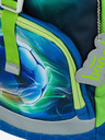 BAAGL  Blaues 3 SET Airy Soccer Ball: Rucksack, Mäppchen, Tasche Baagl