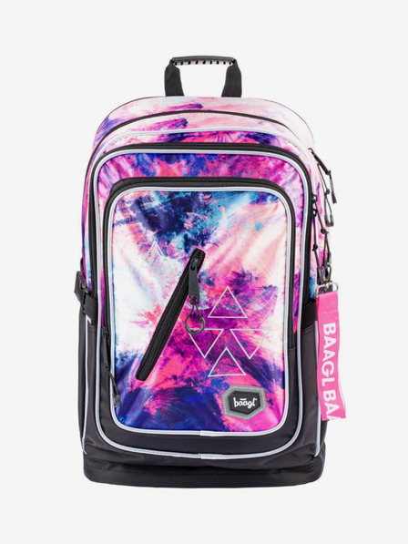 BAAGL  Rosa Schulrucksack Cubic Abstrakt Baagl