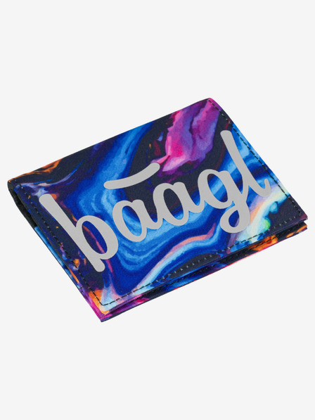 BAAGL  Lila Schülergeldbörse Baagl Marble