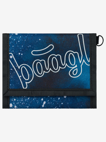 BAAGL  Blaue Baagl Stahl Brieftasche