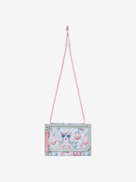 BAAGL  Weißes Neck Wallet Baagl Waschbär