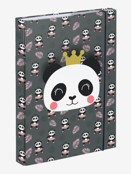 BAAGL  Rosa Schulheftumschläge A5 Panda Baagl