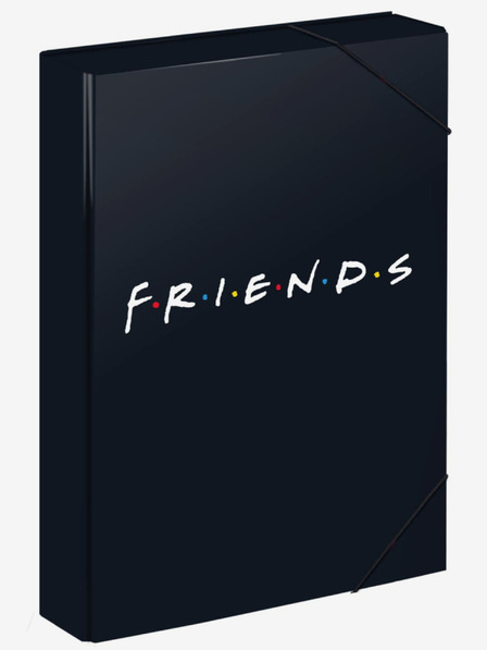 BAAGL  Schwarzer Schulheftumschlag A4 Jumbo Friends Baagl