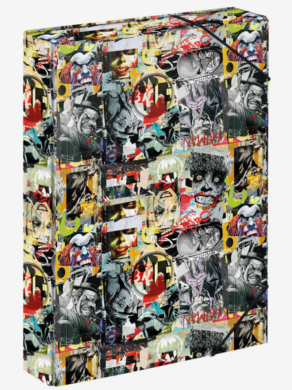 BAAGL  Black School Notizbuchhülle A4 Jumbo Batman Comics Baagl