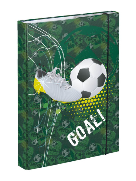 BAAGL  Grüner Schulheftumschlag A5 Fußball Baagl
