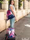 BAAGL  Rosa Schulranzen mit Tasche Abstrakt Baagl