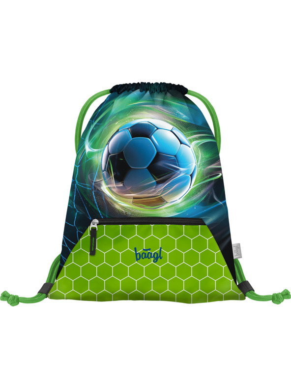 BAAGL  Blaue Tasche mit Tasche Fußball Baagl