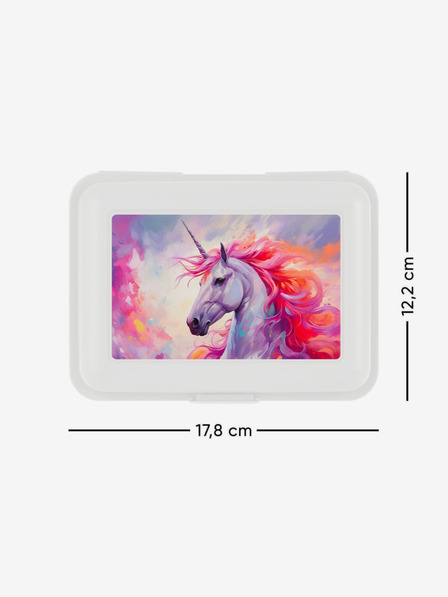 BAAGL  Weiße Snack Box Einhorn Königreich Baagl