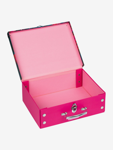 BAAGL  Pinke Faltschultasche mit Beschlägen Baagl Flamingos