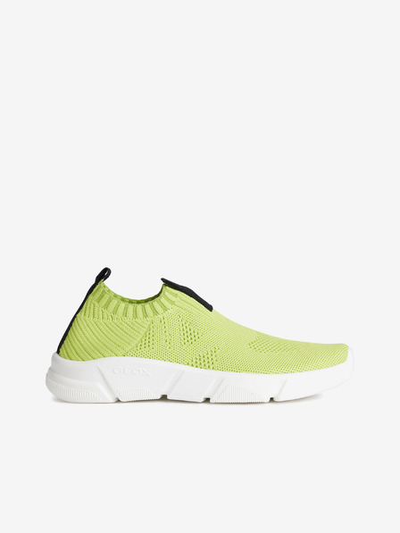 Geox Hellgrüne Jungen Slip on Sneaker Geox