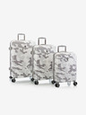 Heys Set aus drei weißen Heys White Camo S,M,L Koffern