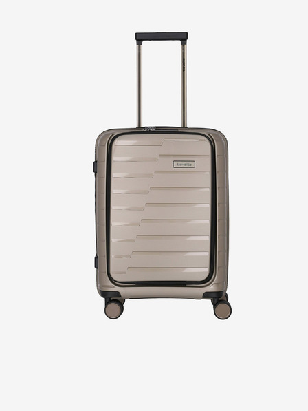 Travelite Beige Travelite Air Base 4w S Fronttasche Champagner