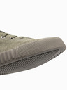 Ombre Clothing Herren-Turnschuhe aus Canvas - oliv V2 OM-FOTH-0186 Ombre Clothing