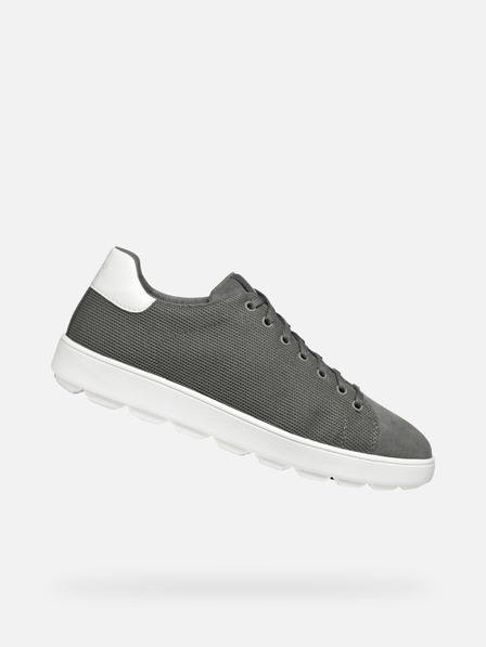 Geox Graue Herren-Turnschuhe Spherica Ecub-1