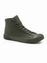 Ombre Clothing High-Top-Sneaker mit Gummispitze für Herren Ombre Clothing
