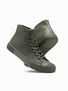 Ombre Clothing High-Top-Sneaker mit Gummispitze für Herren Ombre Clothing