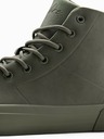 Ombre Clothing High-Top-Sneaker mit Gummispitze für Herren Ombre Clothing
