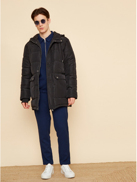 ZOOT.lab Schwarze Herren-Steppwinterjacke ZOOT.lab