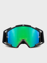 Horsefeathers MTB Brille Patriot - schwarz/spiegel grün HORSEFEATHERS