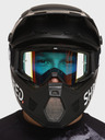 Horsefeathers MTB Brille Patriot - schwarz/spiegel grün HORSEFEATHERS